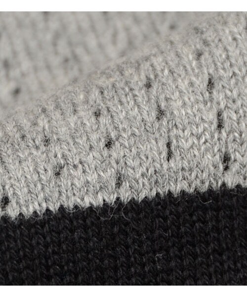 HAMNETT（ハムネット）の「【HAMNETT】 PUNCHING KNIT（トップス・メンズ・ネイビー/ブルー/ライトグレー/グレー(ボーダー)・S/M/L/XL）」の15枚目の写真