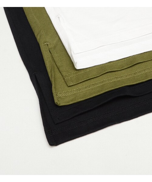 HAMNETT（ハムネット）の「【HAMNETT】 BIG POCKET T（トップス・メンズ・ブラック/カーキ/ホワイト・S/M/L/XL）」の18枚目の写真