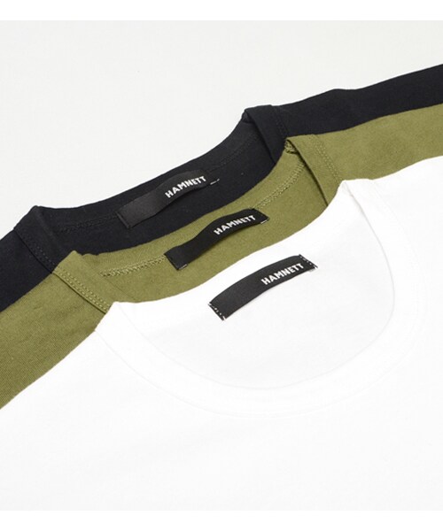 HAMNETT（ハムネット）の「【HAMNETT】 BIG POCKET T（トップス・メンズ・ブラック/カーキ/ホワイト・S/M/L/XL）」の16枚目の写真