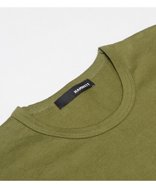 HAMNETT（ハムネット）の「【HAMNETT】 BIG POCKET T（トップス・メンズ・ブラック/カーキ/ホワイト・S/M/L/XL）」の8枚目の写真