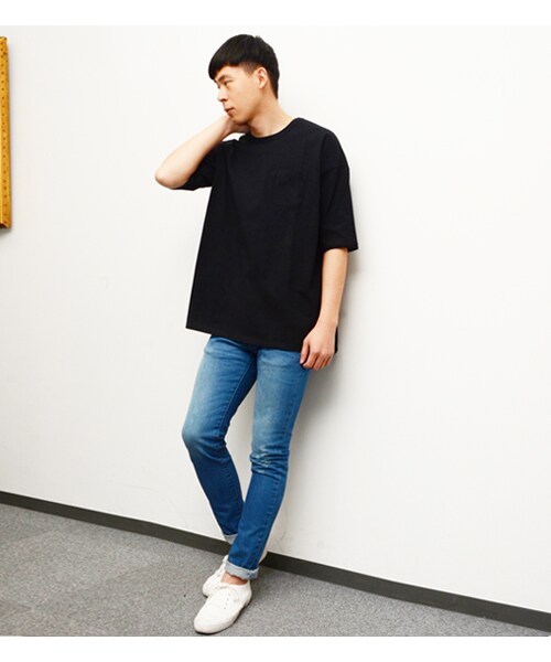 HAMNETT（ハムネット）の「【HAMNETT】 BIG POCKET T（トップス・メンズ・ブラック/カーキ/ホワイト・S/M/L/XL）」の19枚目の写真