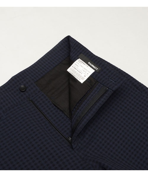 HAMNETT（ハムネット）の「【HAMNETT】 SUCKER CROPPED PANTS（パンツ・メンズ・ブラック/ネイビー・S/M/L）」の8枚目の写真