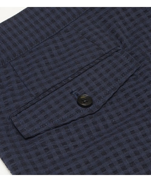 HAMNETT（ハムネット）の「【HAMNETT】 SUCKER CROPPED PANTS（パンツ・メンズ・ブラック/ネイビー・S/M/L）」の10枚目の写真