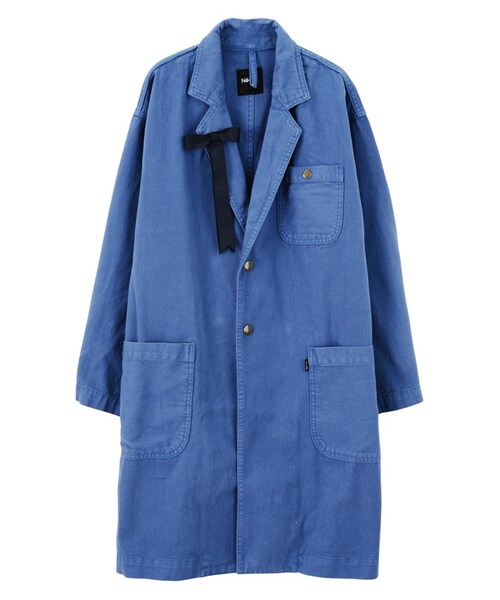 Ne-net（ネネット）の「リボンツイル / コート（ジャケット/アウター・レディース・light blue/blue・02）」の2枚目の写真