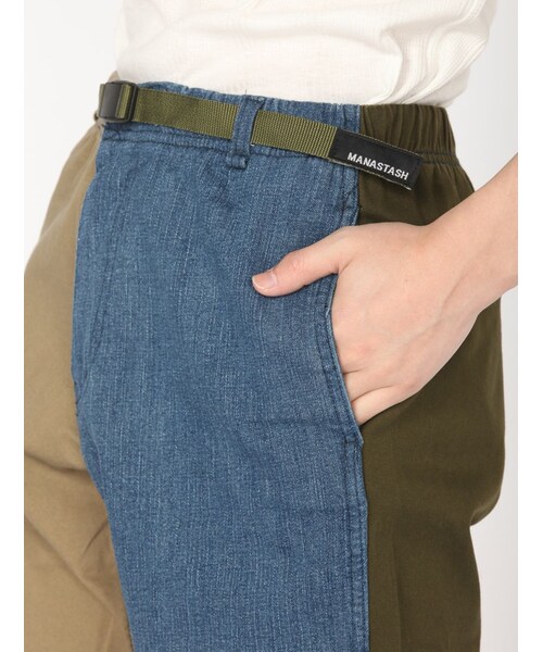 MANASTASH（マナスタッシュ）の「MANASTASH/マナスタッシュ FLEX SHORT PANTS（パンツ・メンズ・OFF/WHITE/BLACK/CRAZY/NAVY/USED/KHAKI/OLIVE・S/M/L/XL）」の15枚目の写真
