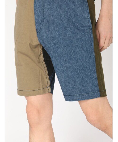 MANASTASH（マナスタッシュ）の「MANASTASH/マナスタッシュ FLEX SHORT PANTS（パンツ・メンズ・OFF/WHITE/BLACK/CRAZY/NAVY/USED/KHAKI/OLIVE・S/M/L/XL）」の16枚目の写真