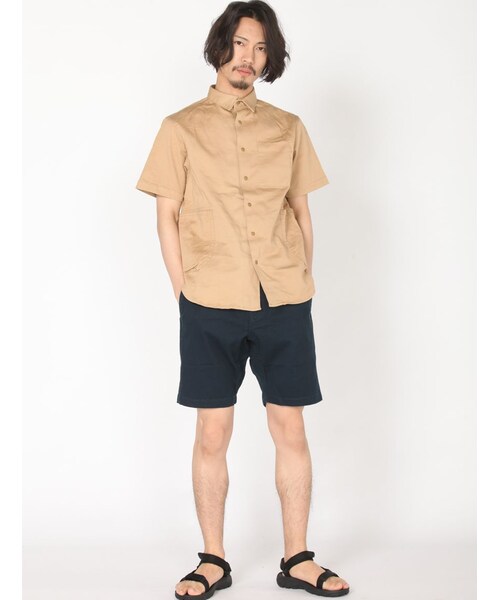 MANASTASH（マナスタッシュ）の「MANASTASH/マナスタッシュ FLEX SHORT PANTS（パンツ・メンズ・OFF/WHITE/BLACK/CRAZY/NAVY/USED/KHAKI/OLIVE・S/M/L/XL）」の10枚目の写真