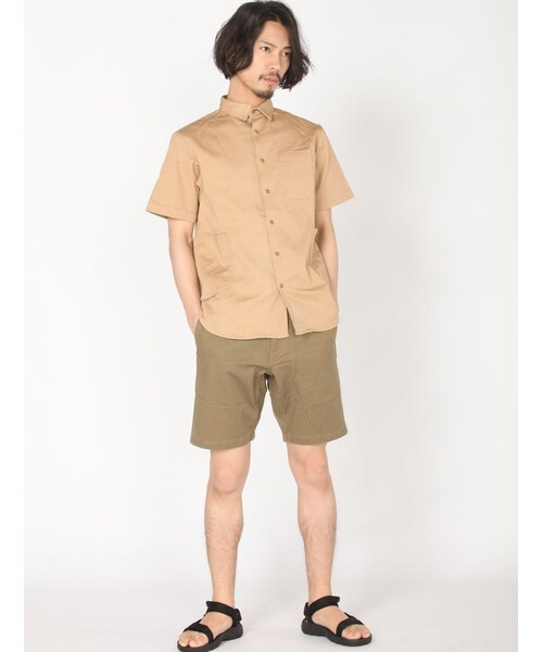 MANASTASH（マナスタッシュ）の「MANASTASH/マナスタッシュ FLEX SHORT PANTS（パンツ・メンズ・OFF/WHITE/BLACK/CRAZY/NAVY/USED/KHAKI/OLIVE・S/M/L/XL）」の6枚目の写真