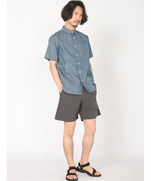 MANASTASH（マナスタッシュ）の「MANASTASH/マナスタッシュ RIVER SHORTS（パンツ・メンズ・BLACK/GREY/RED/NAVY/D/OLIVE・M/L/XL）」の4枚目の写真