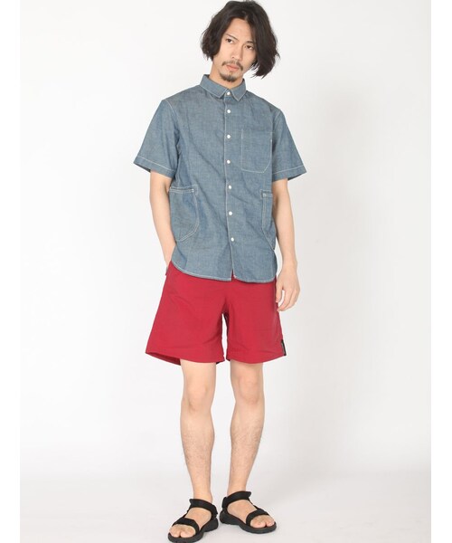 MANASTASH（マナスタッシュ）の「MANASTASH/マナスタッシュ RIVER SHORTS（パンツ・メンズ・BLACK/GREY/RED/NAVY/D/OLIVE・M/L/XL）」の10枚目の写真