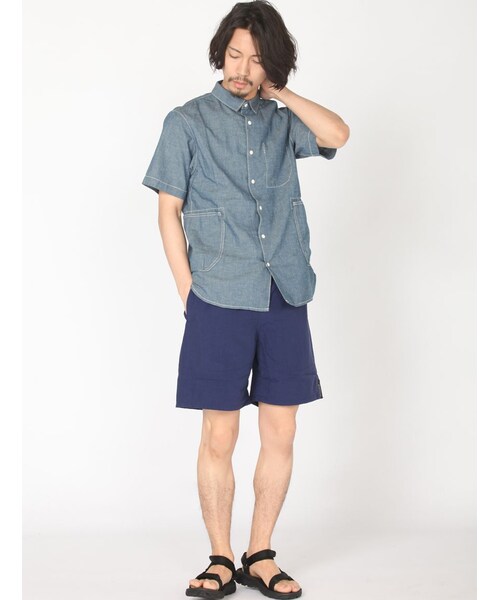 MANASTASH（マナスタッシュ）の「MANASTASH/マナスタッシュ RIVER SHORTS（パンツ・メンズ・BLACK/GREY/RED/NAVY/D/OLIVE・M/L/XL）」の8枚目の写真