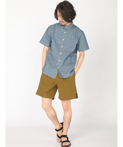 MANASTASH（マナスタッシュ）の「MANASTASH/マナスタッシュ RIVER SHORTS（パンツ・メンズ・BLACK/GREY/RED/NAVY/D/OLIVE・M/L/XL）」の6枚目の写真