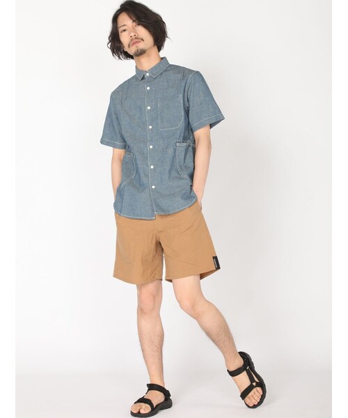 MANASTASH（マナスタッシュ）の「MANASTASH/マナスタッシュ RIVER SHORTS（パンツ・メンズ・BLACK/GREY/RED/NAVY/D/OLIVE・M/L/XL）」の18枚目の写真