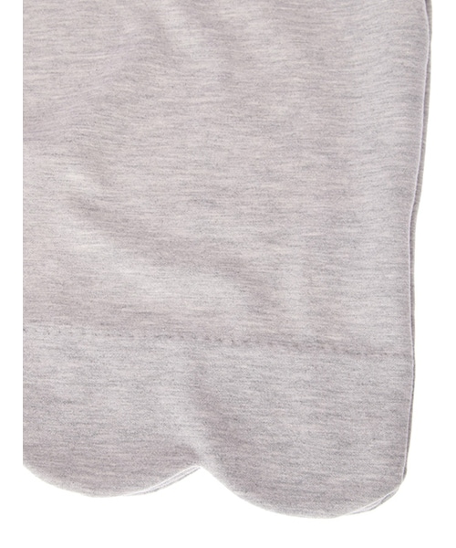 w closet(ダブルクローゼット)の「スカラップ半袖プルオーバー(トップス・レディース・オフホワイト/グレー/Sカーキ・FREE)」の9枚目の写真