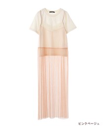 w closet | チュールキャミワンピ×Tシャツセット(ワンピース/ドレス)