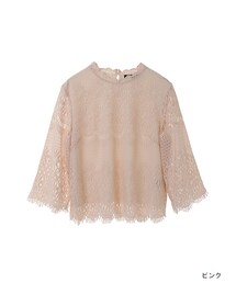 w closet | スカラップレースプルオーバー(トップス)
