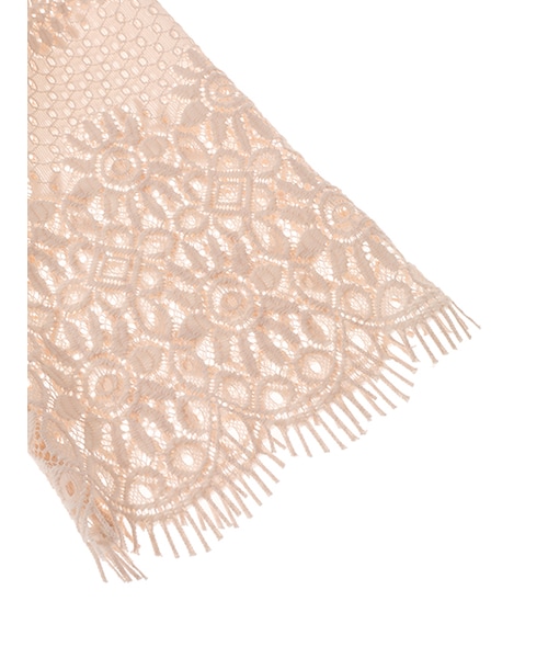 w closet（ダブルクローゼット）の「スカラップレースプルオーバー（トップス・レディース・オフホワイト/ピンク・FREE）」の8枚目の写真