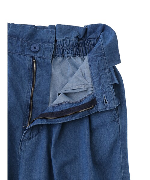 w closet（ダブルクローゼット）の「リボン付きデニムパンツ（パンツ・レディース・ブルー/ネイビー・FREE）」の8枚目の写真