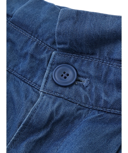 w closet（ダブルクローゼット）の「リボン付きデニムパンツ（パンツ・レディース・ブルー/ネイビー・FREE）」の7枚目の写真