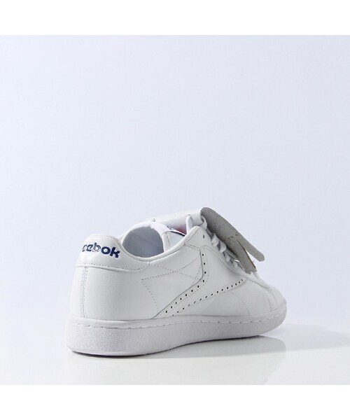 Reebok(リーボック)の「【Reebok CLASSIC×BEAMS】NPC UK Reebok CLASSIC(リーボック クラシック)(シューズ・ホワイト/ホワイト/ファントムブルー/エクセレントレッド・23.0cm/23.5cm/24.0cm/24.5cm/25.0cm/25.5cm/26.0cm/26.5cm/27.0cm/27.5cm/28.0cm/28.5cm/29.0cm/29.5cm/30.0cm)」の6枚目の写真