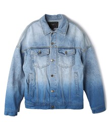 ROMANTIC CROWN | RAY WASHED DENIM JACKET_DYE(ジャケット/アウター)