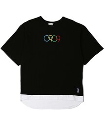 ROMANTIC CROWN | 0909 LAYERD PK 1/2 WIDE SHIRT_BLACK(その他)