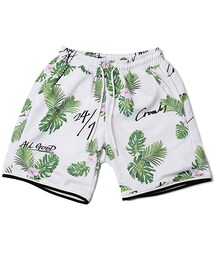 ROMANTIC CROWN | TROPICAL LEAF SHORTPANTS_WHITE(その他)