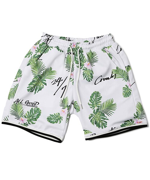 ROMANTIC CROWN(ロマンティッククラウン)の「TROPICAL LEAF SHORTPANTS_WHITE(その他・メンズ・기타)」の1枚目の写真