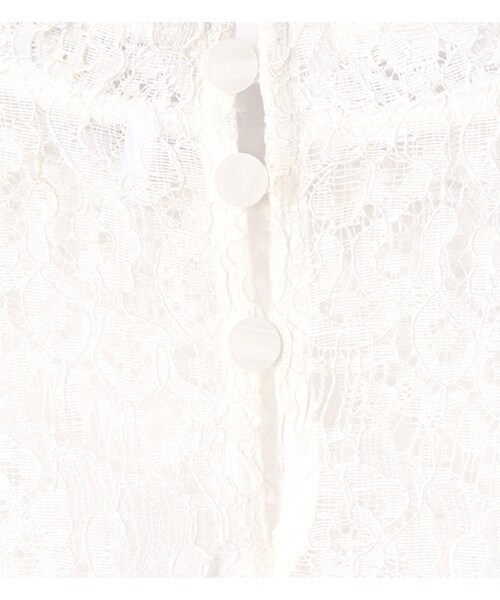 PAGEBOY（ページボーイ）の「【ポイント10倍】【PAGEBOY】レーストップス×ビスチェセット（トップス・レディース・ホワイト系/ブラック/ターコイズ系）」の12枚目の写真