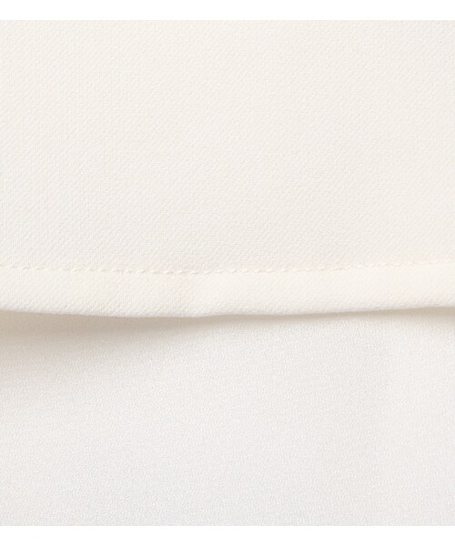 PAGEBOY（ページボーイ）の「Wクロスツイルレイヤードブラウス（トップス・レディース・オフホワイト/ブラック/ラベンダー）」の10枚目の写真