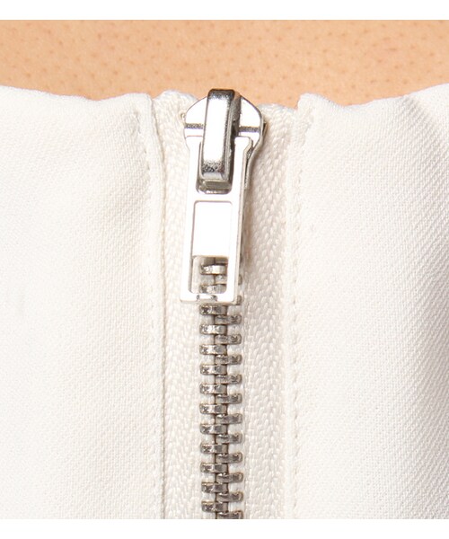 PAGEBOY（ページボーイ）の「Wクロスツイルレイヤードブラウス（トップス・レディース・オフホワイト/ブラック/ラベンダー）」の12枚目の写真