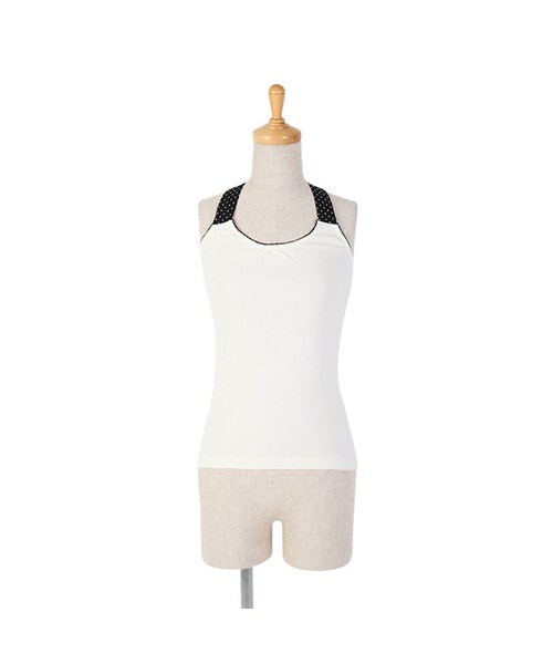 F i.n.t（フィント）の「ピンドットホルターキャミ/F i.n.t（キャミソール・レディース・その他）」の2枚目の写真