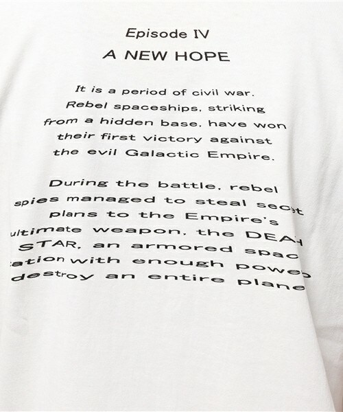 FREDY MAC(フレディーマック)の「STAR WARS EPISODE Ⅵ Logo Tシャツ(Tシャツ/カットソー・メンズ・ホワイト・S/M/L)」の8枚目の写真