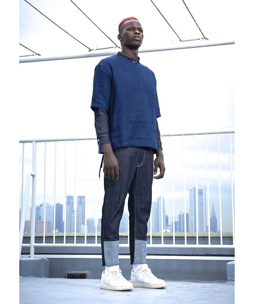 elephant TRIBAL fabrics（エレファントトライバルファブリックス）の「elephant TRIBAL fabrics 　ロールアップデニム（インディゴ）（デニムパンツ・メンズ・その他）」の5枚目の写真