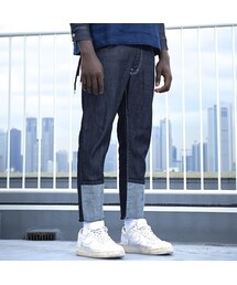 elephant TRIBAL fabrics | elephant TRIBAL fabrics 　ロールアップデニム（インディゴ）(デニムパンツ)