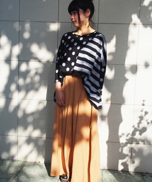 FRAPBOIS（フラボア）の「リネロン（その他パンツ・レディース・オレンジ/ベージュ/ネイビー・0/1）」の3枚目の写真