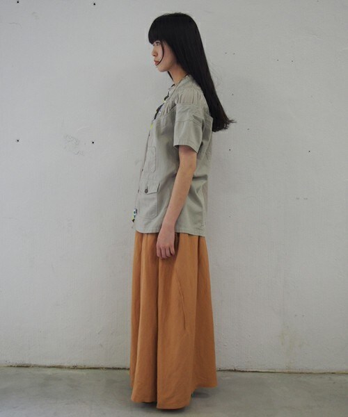 FRAPBOIS（フラボア）の「リネロン（その他パンツ・レディース・オレンジ/ベージュ/ネイビー・0/1）」の6枚目の写真