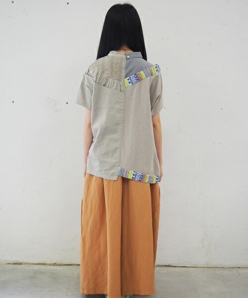 FRAPBOIS（フラボア）の「リネロン（その他パンツ・レディース・オレンジ/ベージュ/ネイビー・0/1）」の7枚目の写真