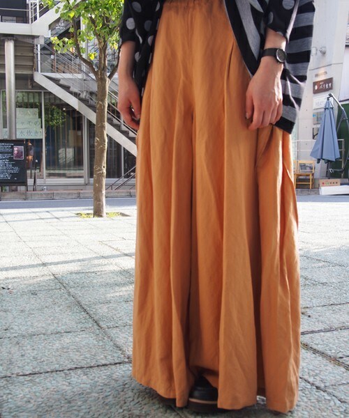 FRAPBOIS（フラボア）の「リネロン（その他パンツ・レディース・オレンジ/ベージュ/ネイビー・0/1）」の10枚目の写真