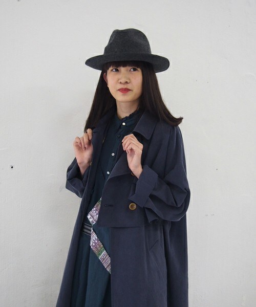 FRAPBOIS（フラボア）の「トレコート（トレンチコート・レディース・ブラック/ベージュ/ネイビー・0/1）」の8枚目の写真