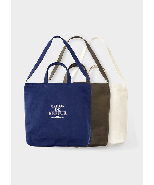 MAISON DE REEFUR（メゾンドリーファー）の「リーファー 2WAY トートバッグ（バッグ・レディース・Navy/Khaki/Off White・F）」の12枚目の写真