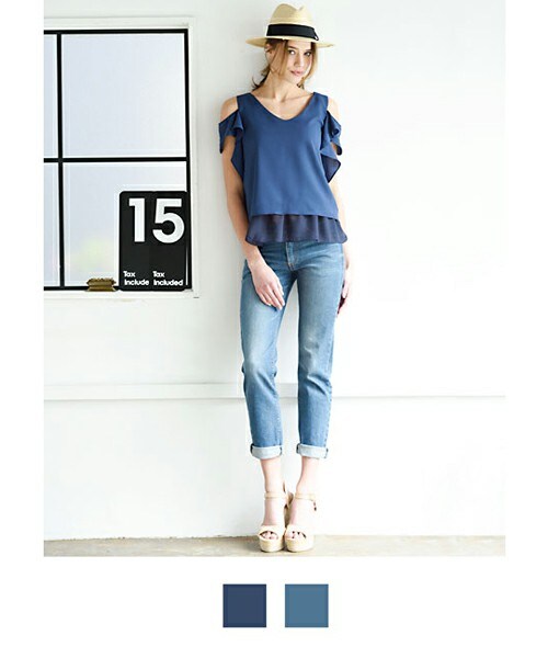 BLAIR by MOERY(ブレア)の「ガールフレンドデニム(デニムパンツ・レディース・インディゴ/ワンウォッシュ・S/M)」の2枚目の写真