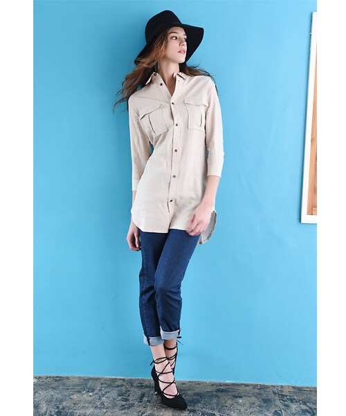 BLAIR by MOERY(ブレア)の「ガールフレンドデニム(デニムパンツ・レディース・インディゴ/ワンウォッシュ・S/M)」の8枚目の写真