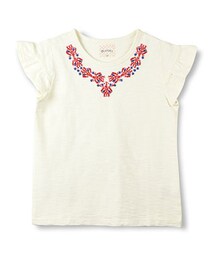 BRANSHES | 刺繍使い半袖Tシャツ(Tシャツ/カットソー)