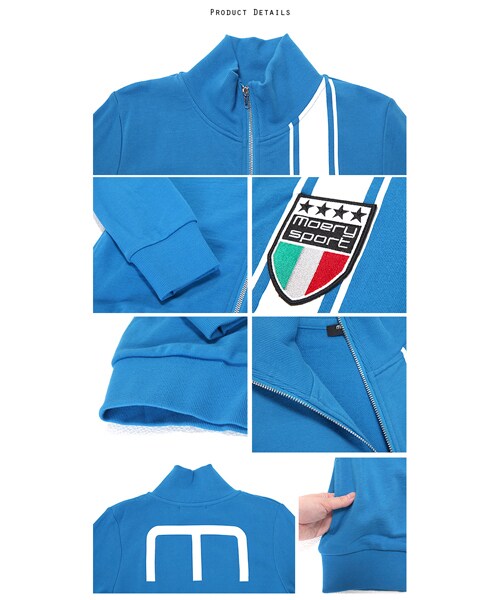 Moery Sport（モエリースポーツ）の「モエリースポーツ イタリアラインセットアップ レディース（セットアップ・レディース・ブルー/ブラック/カモフラ・XS/S/M/L）」の14枚目の写真