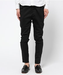 DIET BUTCHER | DIET BUTCHER SLIM SKIN ウール2タックテーパードパンツ(スラックス)