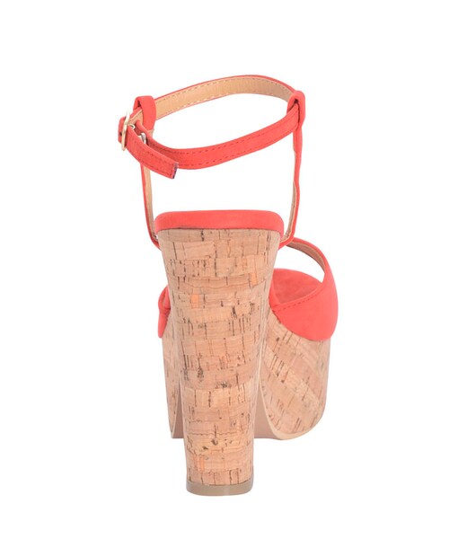 dazzlin(ダズリン)の「【goods】コルクヒールサンダル(シューズ・レディース・レッド/ネイビー/パープル/ベージュ・S/M/L)」の8枚目の写真