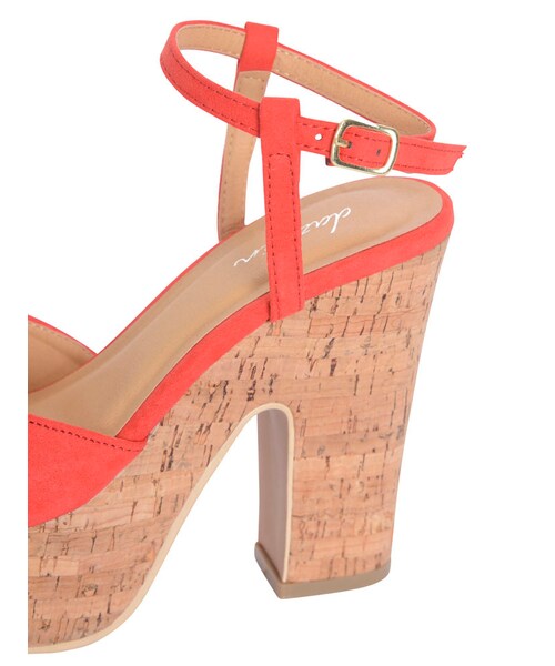 dazzlin(ダズリン)の「【goods】コルクヒールサンダル(シューズ・レディース・レッド/ネイビー/パープル/ベージュ・S/M/L)」の11枚目の写真