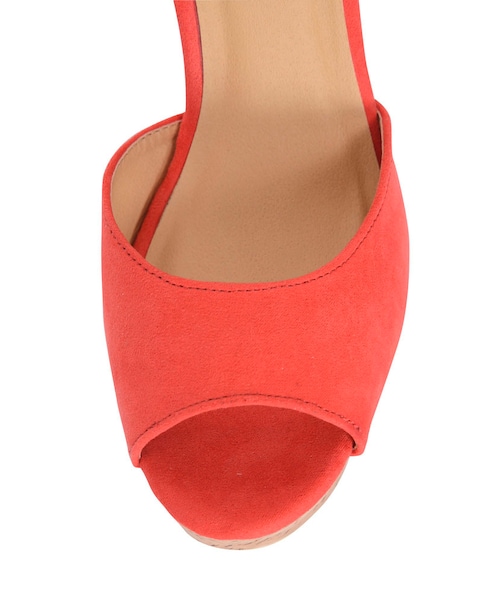 dazzlin(ダズリン)の「【goods】コルクヒールサンダル(シューズ・レディース・レッド/ネイビー/パープル/ベージュ・S/M/L)」の10枚目の写真