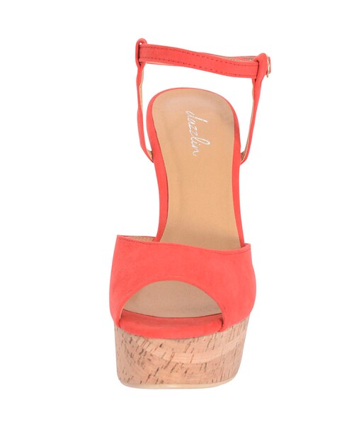 dazzlin(ダズリン)の「【goods】コルクヒールサンダル(シューズ・レディース・レッド/ネイビー/パープル/ベージュ・S/M/L)」の9枚目の写真